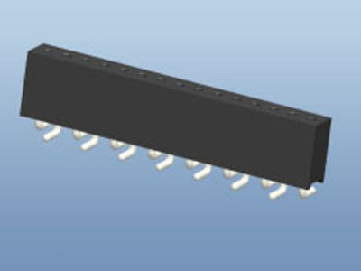 Terastor Round hole socket/Female Header 1.27mm 1*20P SMT