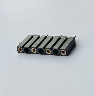 Terastor Round hole socket/Female Header 2.54mm 1*7P Empty three holes