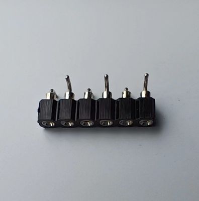 Terastor Round hole socket/Female Header 2.54mm 1*6P SMT