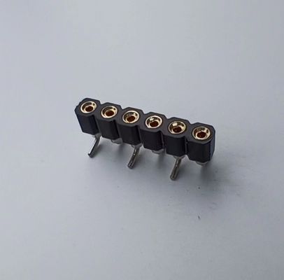 Terastor Round hole socket/Female Header 2.54mm 1*6P SMT