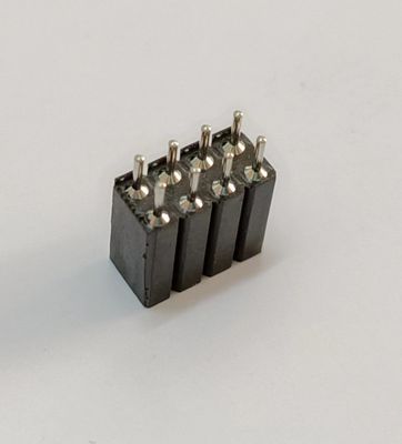 Terastor Round hole socket/Female Header 2.54mm 2*4P
