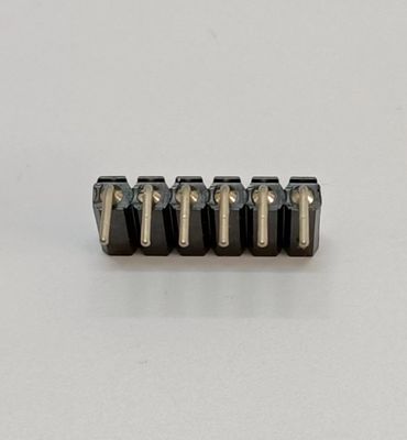 Terastor Round hole socket/Female Header 2.54mm 1*6P ninety degrees