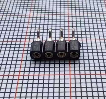 Terastor Round hole socket/Female Header 2.54mm 1*4P SMD