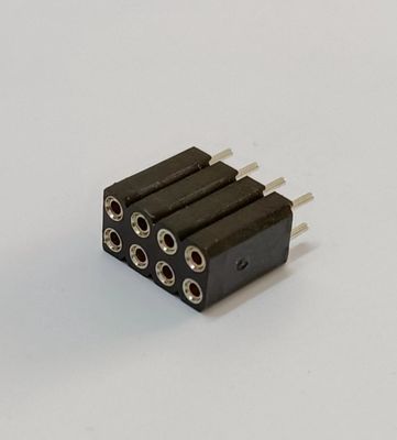 Terastor Round hole socket/Female Header 2.54mm 2*4P